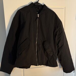 Men's Black Bomber Jacket